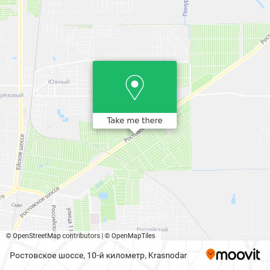 Ростовское шоссе, 10-й километр map