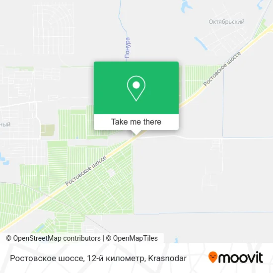 Ростовское шоссе, 12-й километр map