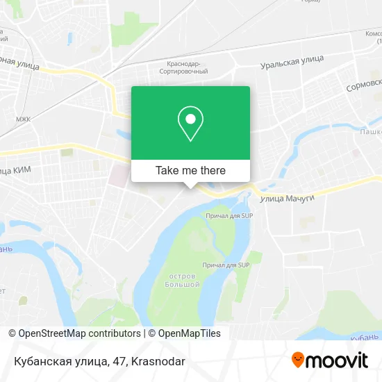 Кубанская улица, 47 map