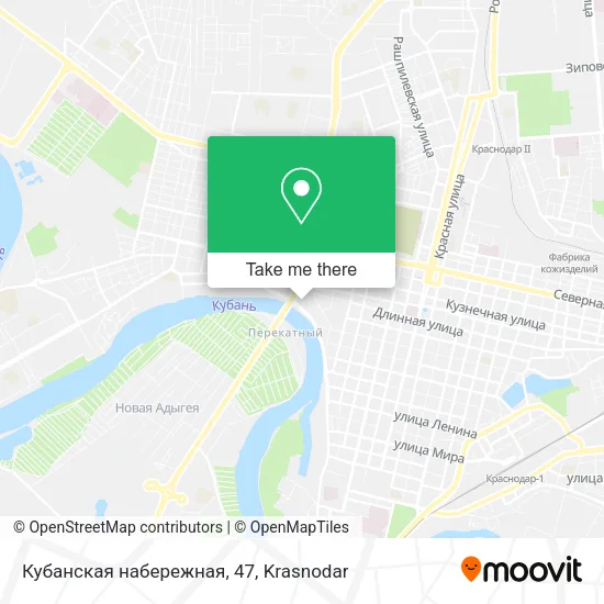 Кубанская набережная, 47 map