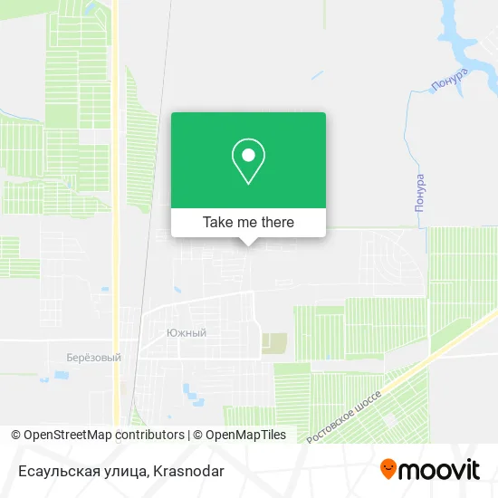 Есаульская улица map