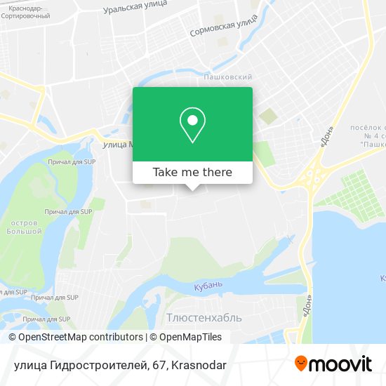 улица Гидростроителей, 67 map