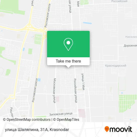 улица Шаляпина, 31А map