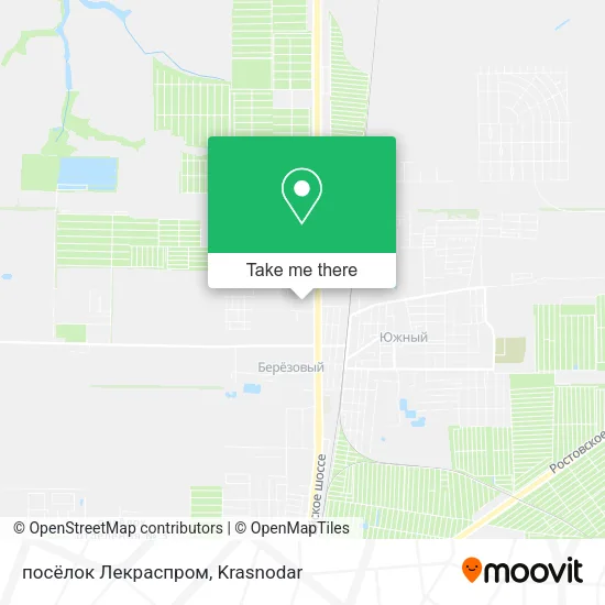 посёлок Лекраспром map
