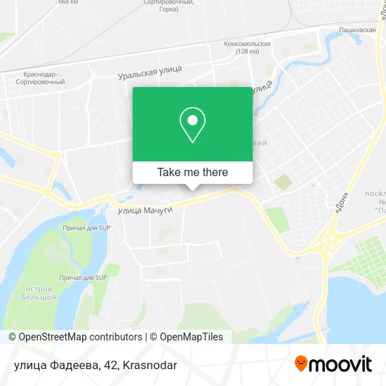 улица Фадеева, 42 map