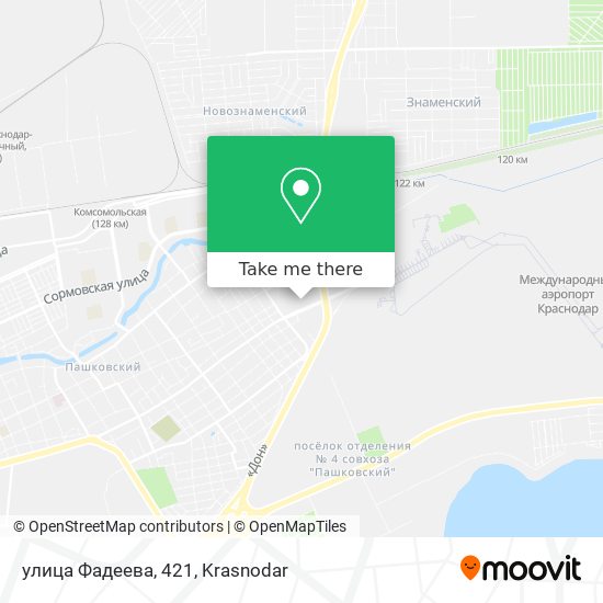 улица Фадеева, 421 map