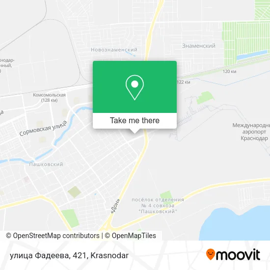 улица Фадеева, 421 map