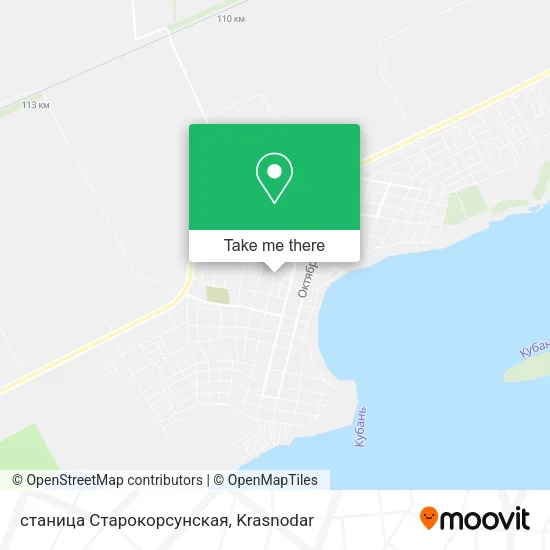 станица Старокорсунская map