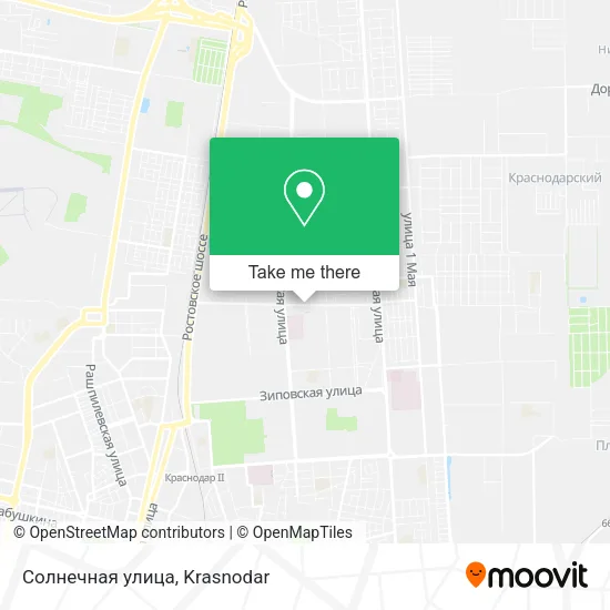 Солнечная улица map
