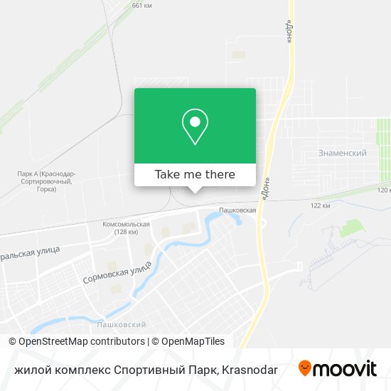 жилой комплекс Спортивный Парк map