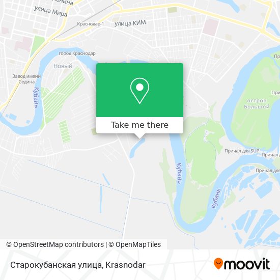 Старокубанская улица map