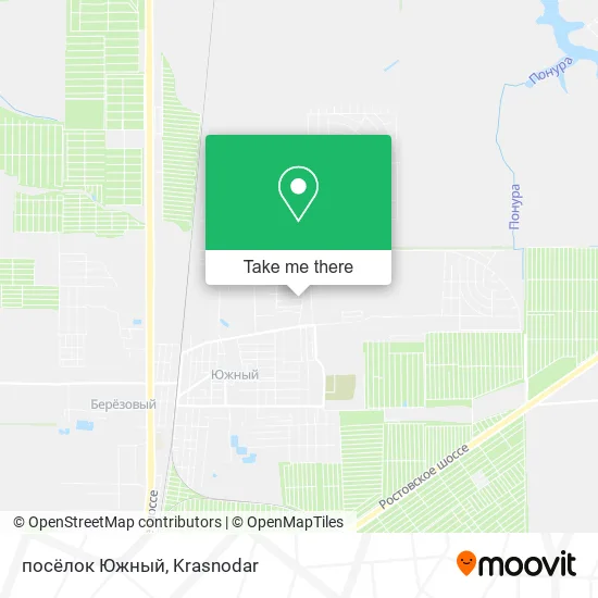 посёлок Южный map