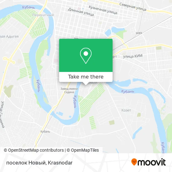 поселок Новый map