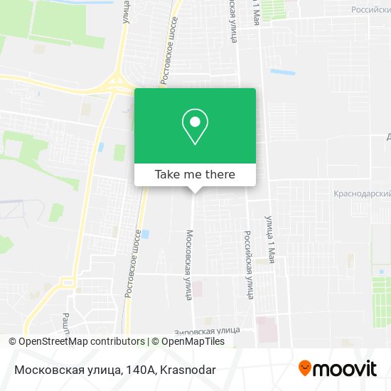 Московская улица, 140А map