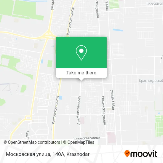 Московская улица, 140А map