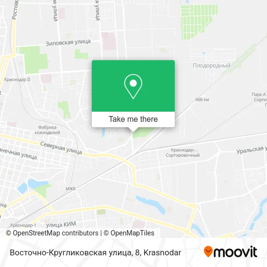 Восточно-Кругликовская улица, 8 map