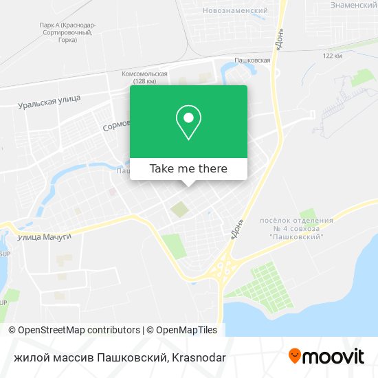 жилой массив Пашковский map