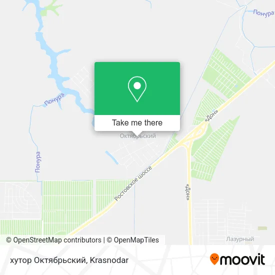 хутор Октябрьский map