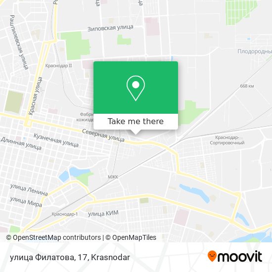 улица Филатова, 17 map