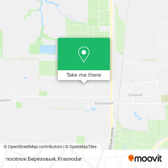 посёлок Берёзовый map
