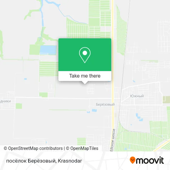 посёлок Берёзовый map