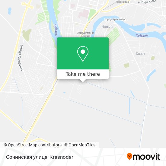Сочинская улица map