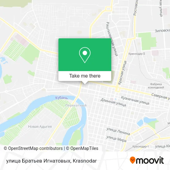 улица Братьев Игнатовых map