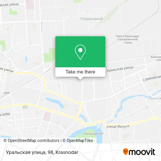 Уральская улица, 98 map