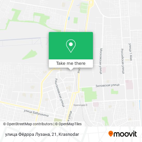 улица Фёдора Лузана, 21 map