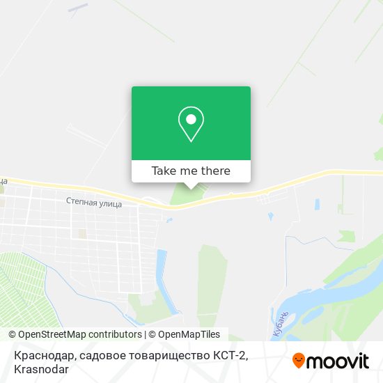 Краснодар, садовое товарищество КСТ-2 map