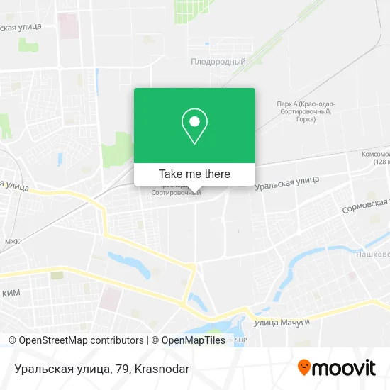 Уральская улица, 79 map