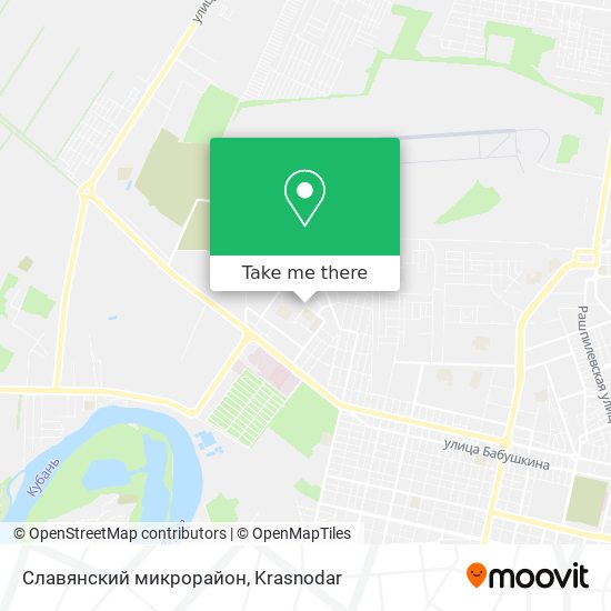 Славянский микрорайон map