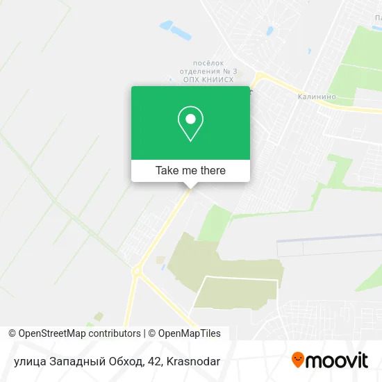 улица Западный Обход, 42 map