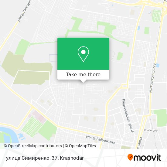 улица Симиренко, 37 map