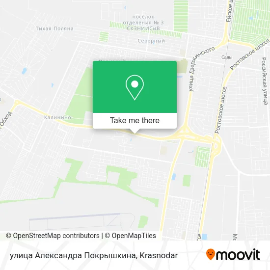 улица Александра Покрышкина map
