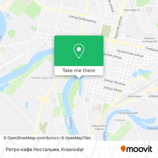 Ретро-кафе Ностальжи map