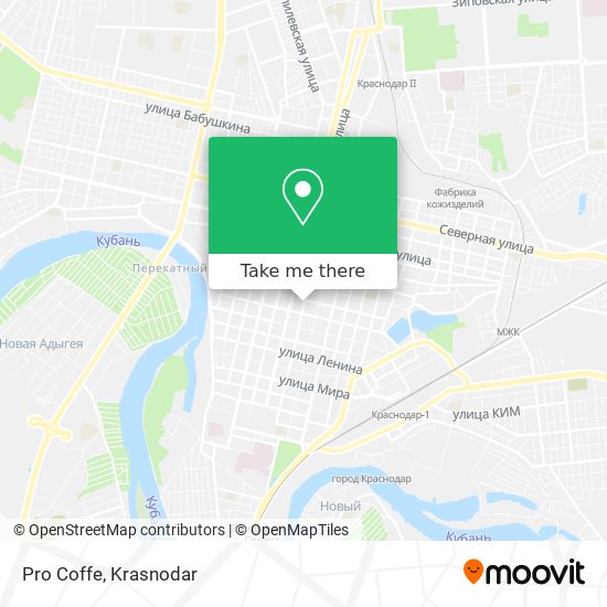 Pro Coffe map