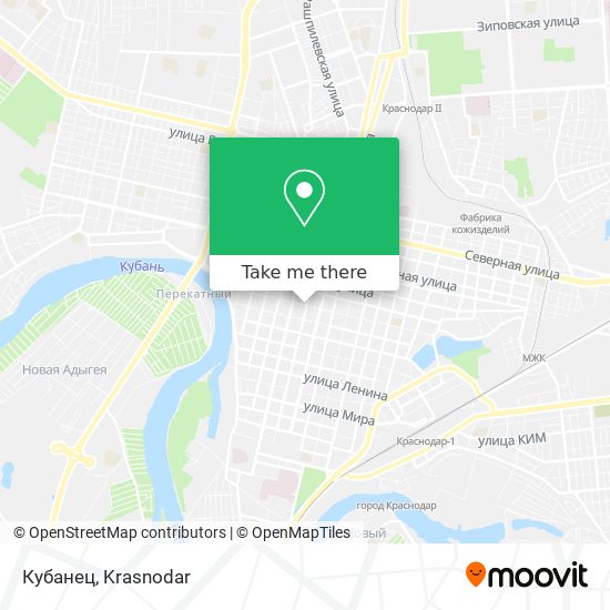 Кубанец map