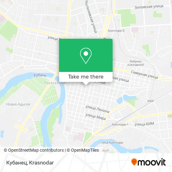 Кубанец map