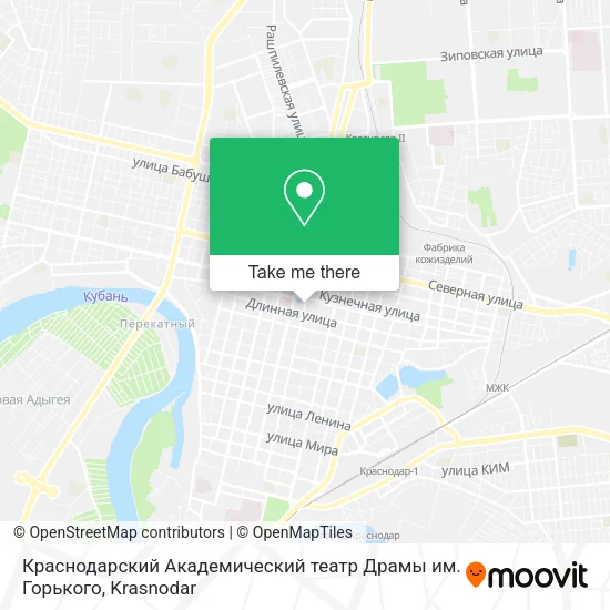Краснодарский Академический театр Драмы им. Горького map