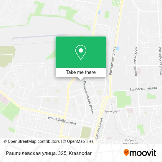 Рашпилевская улица, 325 map