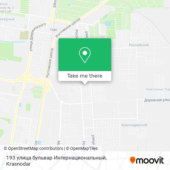 193 улица бульвар Интернациональный map