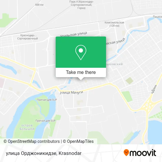улица Орджоникидзе map