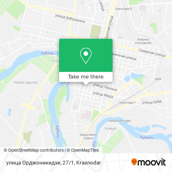улица Орджоникидзе, 27/1 map
