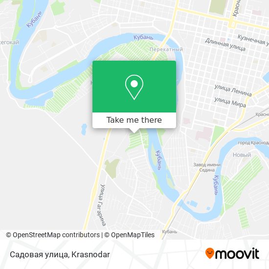 Садовая улица map