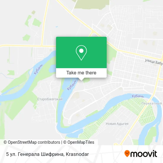 5 ул. Генерала Шифрина map