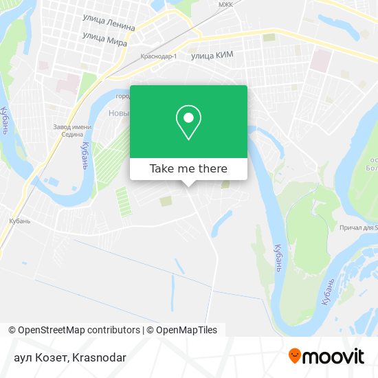 аул Козет map