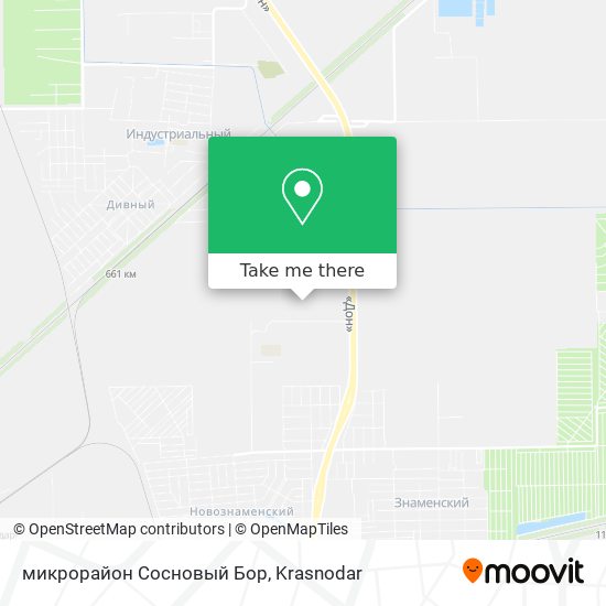 микрорайон Сосновый Бор map