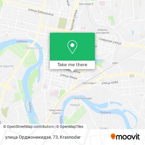 улица Орджоникидзе, 73 map