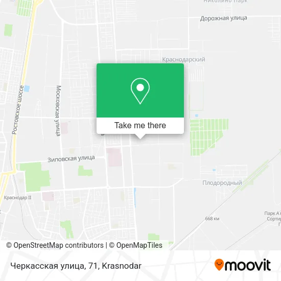 Черкасская улица, 71 map